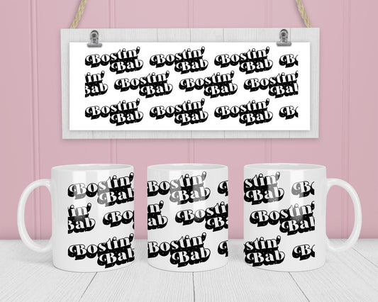 Bostin' Bab AOP 11oz Ceramic Mug