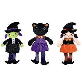 Halloween Girl Assorted Plush Toy 30cm