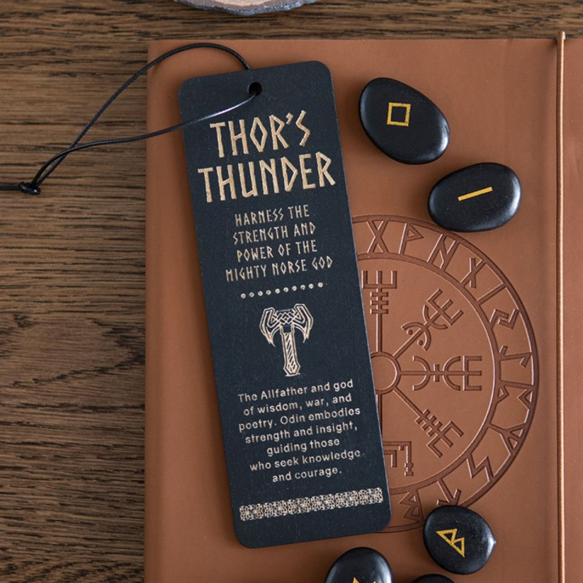 Thor's Thunder Wooden Bookmark
