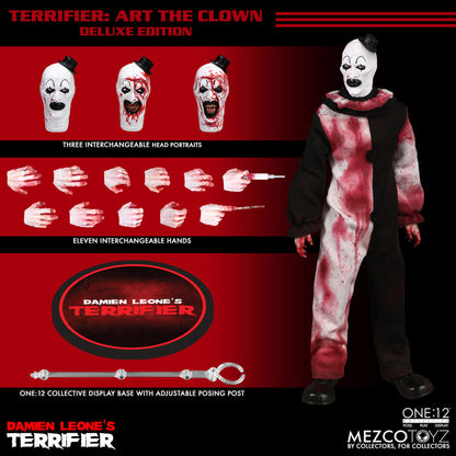 Mezco one : 12 Terrifier: Art the Clown - Deluxe Edition