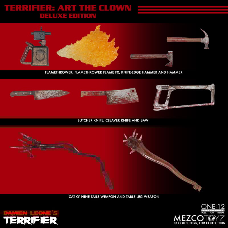 Mezco one : 12 Terrifier: Art the Clown - Deluxe Edition