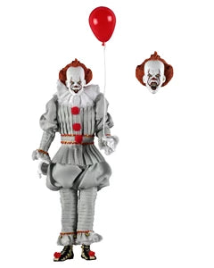 IT 2017 Pennywise Clothed Action Figure 8"