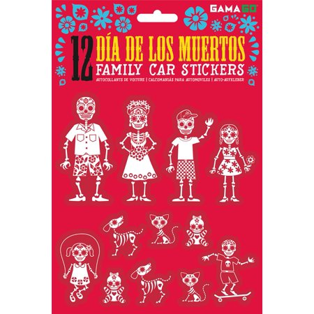 Dia de los Muertos Car Sticker