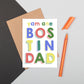 Bostin Dad Father's Day Card