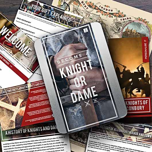 Become a Knight or Dame Gift Set