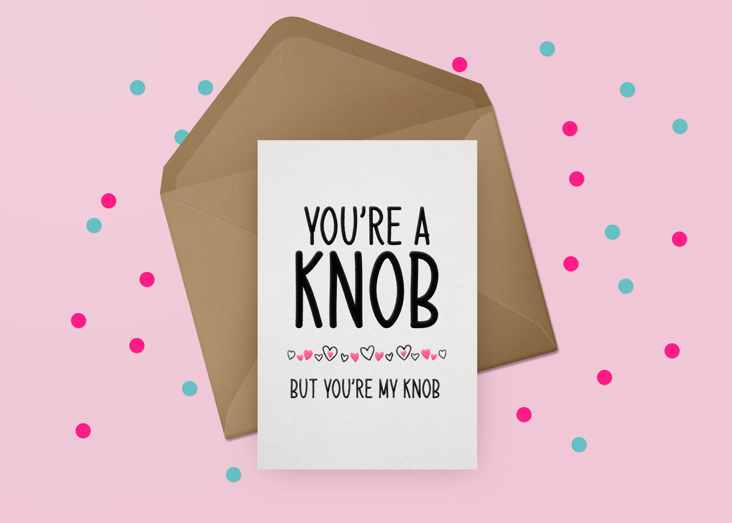 Knob Greeting Card
