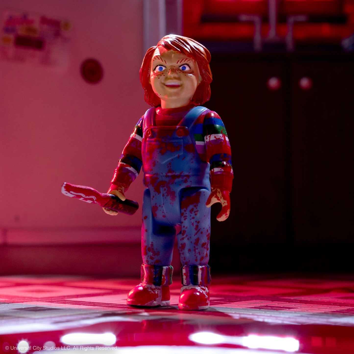 Evil Chucky (Blood Splatter) Reaction Figure