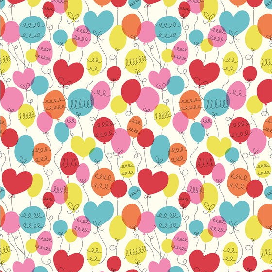 Party Balloon Wrapping Paper