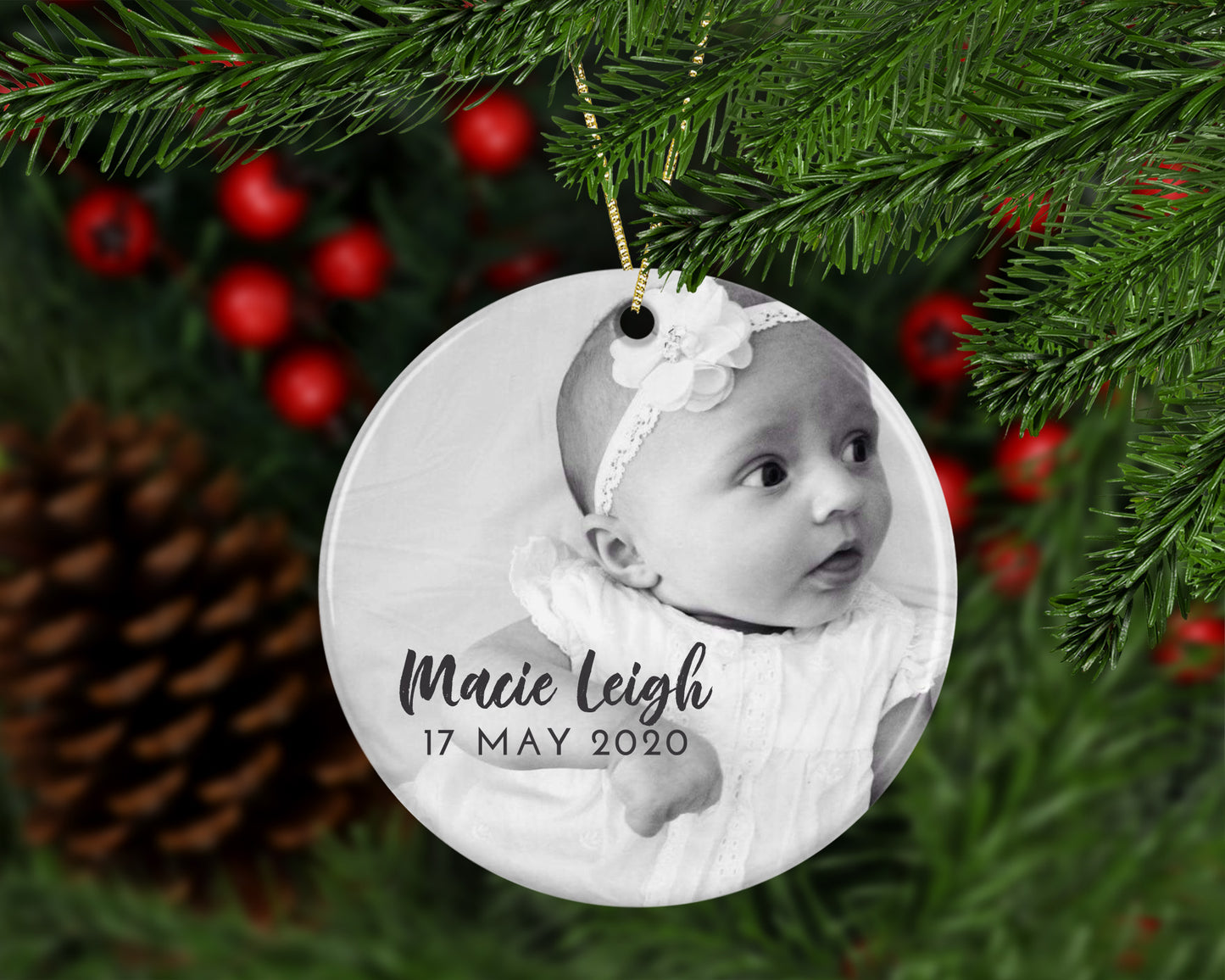 Personalised Ceramic Bauble